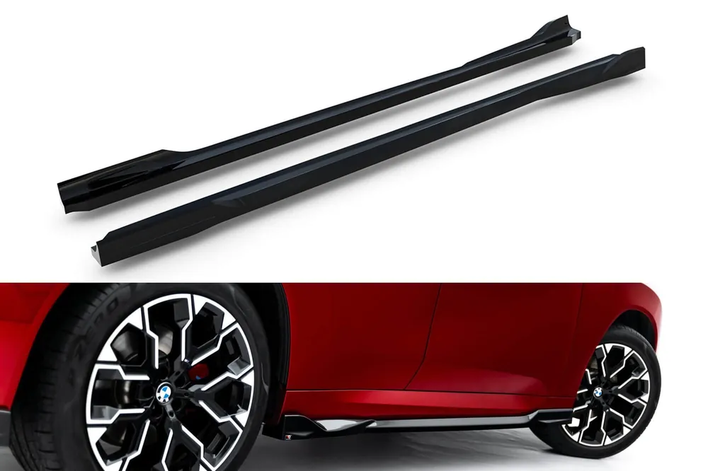 Aditive Maxton Design pentru praguri BMW X3 G45 cu pachet M după 2024, lac negru Ofertă exclusivă