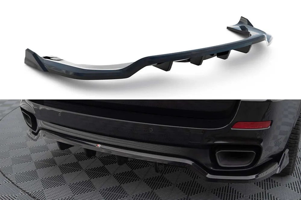 Spoiler Maxton Design potrivit pentru bara spate a BMW X5 F15 cu pachet M 2013-2018, lac negru Comandă acum