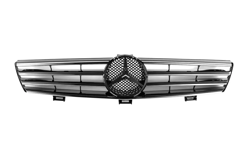 Grilă crom/neagră potrivită pentru Mercedes CLS C219 2004-2008 Livrare rapidă
