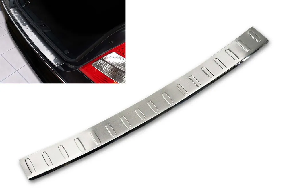 Livrare expres Protector de bara spate Avisa potrivit pentru Mercedes E-Class W211 sedan 2002-2009, crom