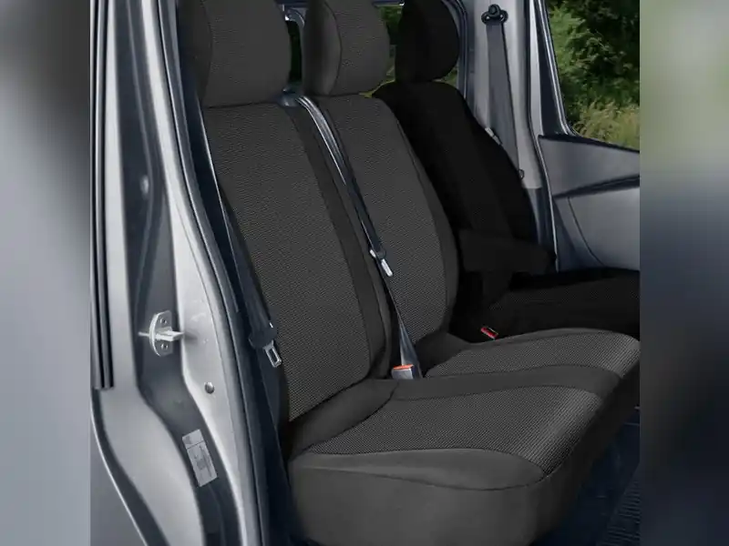 Tapițerie Kegel serie Tailor Made potrivită pentru scaunul dublu din față al Renault Trafic, Opel Vivaro, Nissan NV300, Fiat Talento după 2014, negru Livrare rapidă