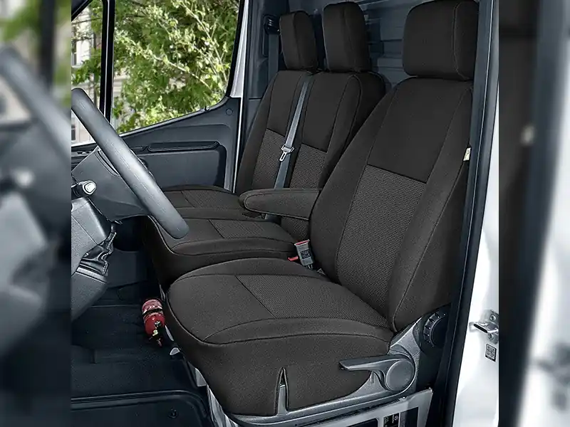 Ofertă Tapițerie Kegel potrivită pentru scaunele din față ale Mercedes Sprinter după 2018 cu scaun simplu + dublu, culoare grafit