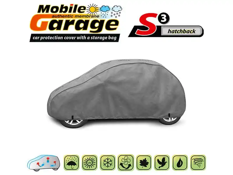 Preț mic Husa Kegel seria Mobile dimensiune S3 gri potrivită pentru hatchback, 335-355×126-136cm