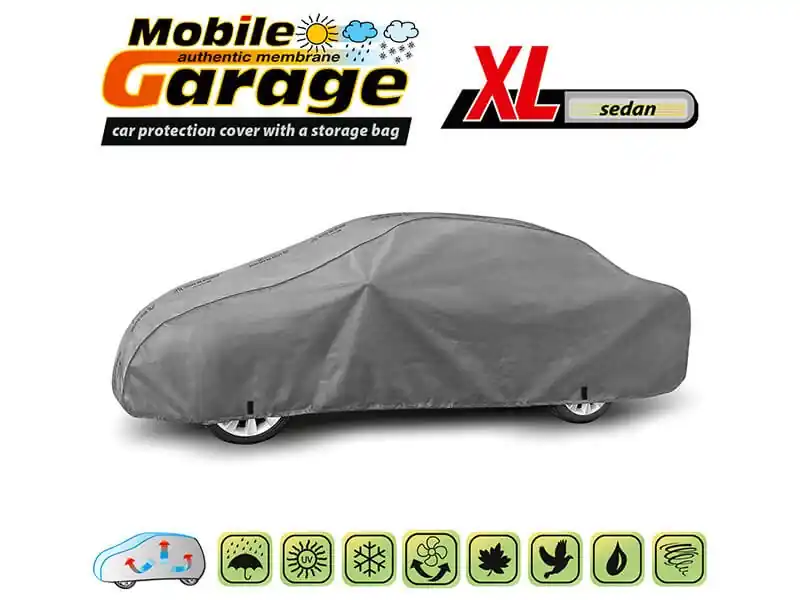 Ofertă Husa Kegel seria Mobile dimensiune XL gri potrivită pentru sedan, 472-500×126-136cm