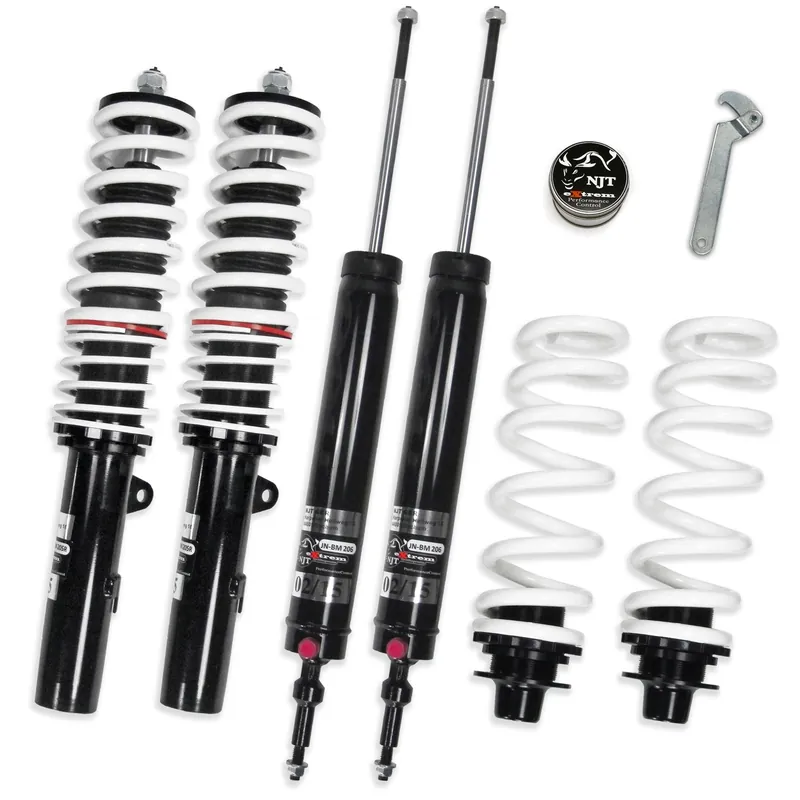 Kit Coilover Profesional NJT pentru BMW Seria 3 E90 E91 E92 E93 Cel mai vândut