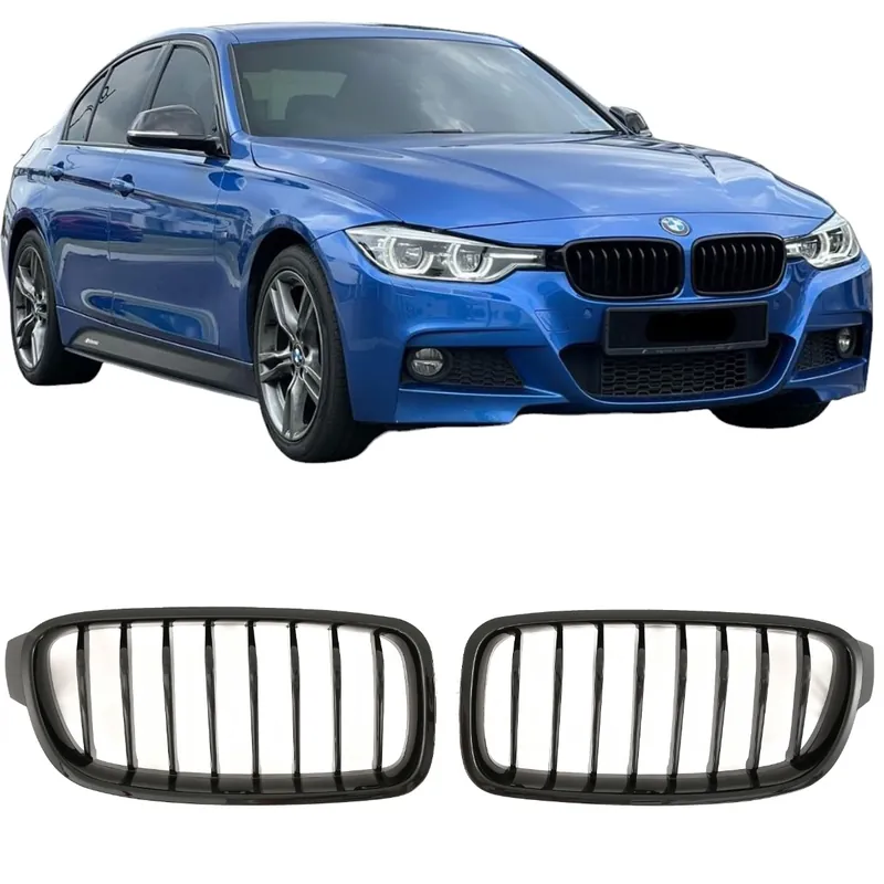 Ieftin Grilă Sport Premium BMW F30 F31 Neagră Lucioasă