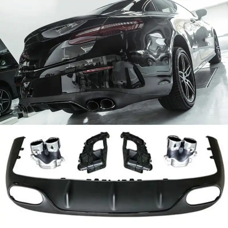Bestseller Diffuzor Premium + țevi de evacuare (CROM) pentru Mercedes C238 A238