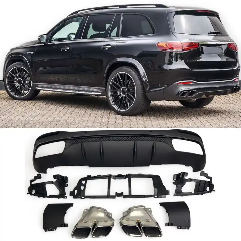Retur ușor Difuzor Premium pentru Mercedes X167 GLS cu Accesorii Cromate
