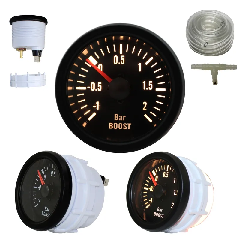Gauge Premium YoungTimer, presiune turbo, negru Ø52mm Promoție