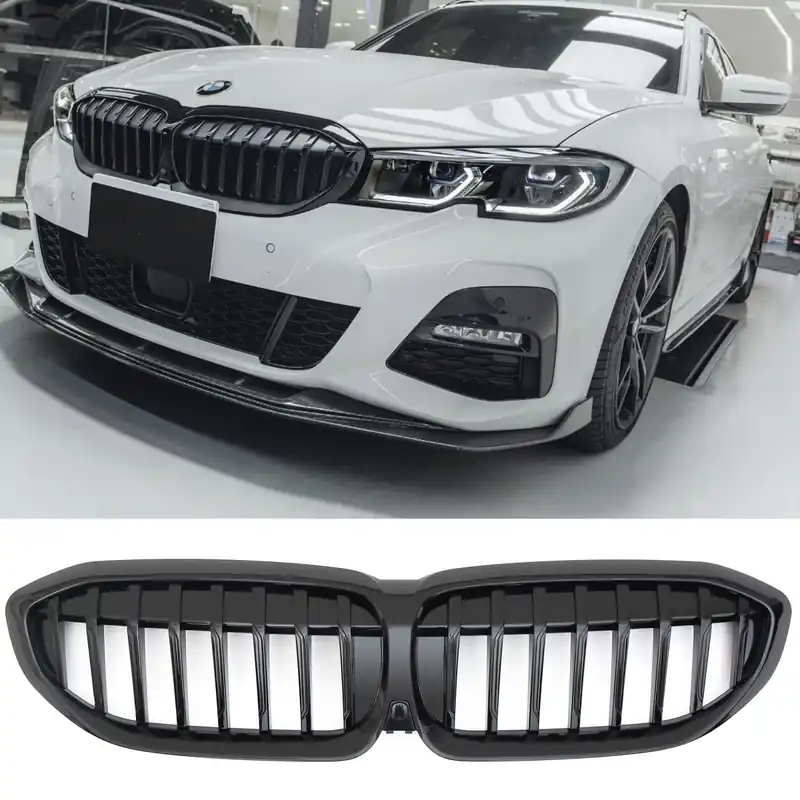 Grilă Premium pentru BMW Seria 3 G20 G21 2019-2022 Neagră Ultima șansă