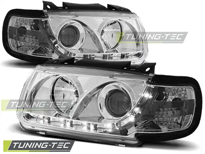 Cel mai vândut FARURI DAYLIGHT CROM pentru VW POLO 6N 10.1994-2009.99 HATCHBACK