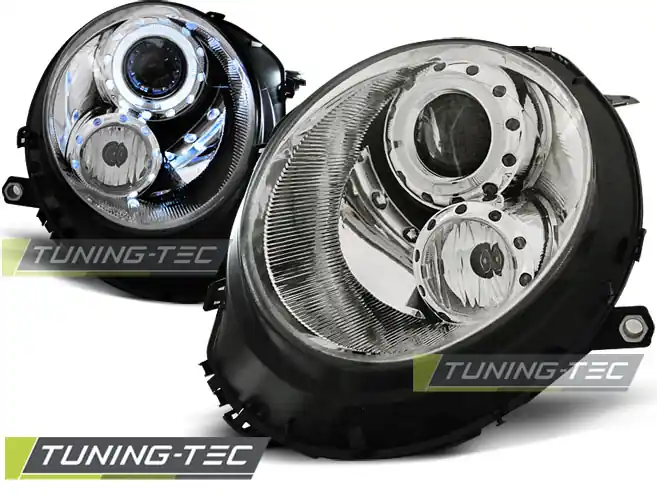 FARURI ANGEL EYES CROM pentru BMW MINI (COOPER) 2006-2014 Preț mic