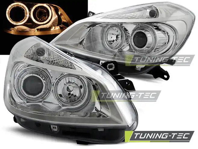 Plată sigură RENAULT CLIO 3 2005-2009 CROMAT ANGEL EYES