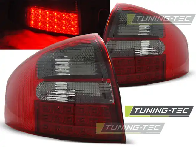 SPATE LED ROȘU FUM pentru AUDI A6 05.1997-2005.04 SEDAN Lichidare de stoc