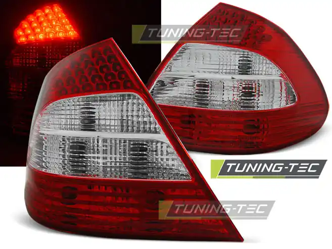 Promoție SPATE LED ROȘU ALB pentru MERCEDES W211 E-KLASA 03.2002-2004.06