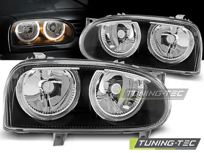 FARURI ANGEL EYES NEGRU pentru VW GOLF 3 09.1991-2008.97 Preferatul clienților