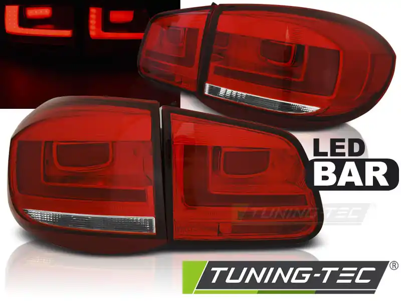 Reducere de preț LAMPURI SPATE BARĂ LED ROȘU ALB pentru VW TIGUAN 2007-2007.11