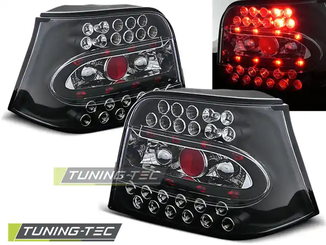 Livrare gratuită SPATE LED NEGRE pentru VW GOLF 4 09.1997-2009.03