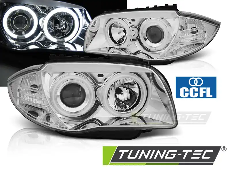 FARURI ANGEL EYES CCFL CROM pentru BMW 1 E87/E81/82/88 2004-2011 Ultima șansă