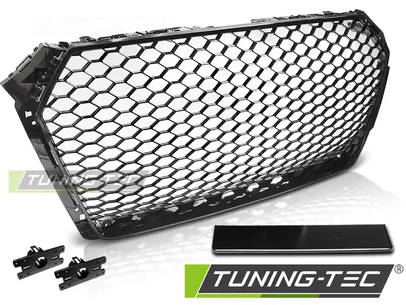 GRILĂ SPORT GLOSSY BLACK pentru AUDI A4 B9 2015-2019 Preț redus