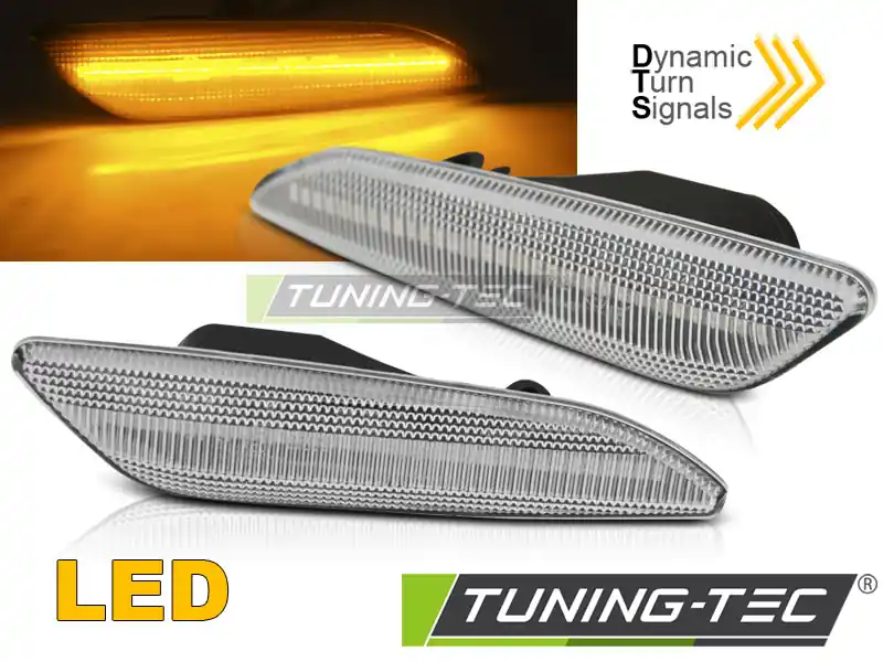 Noutate SIDE DIRECTION WHITE LED SEQ pentru ALFA ROMEO 156/147 2005-2010 / FIAT TIPO 15-