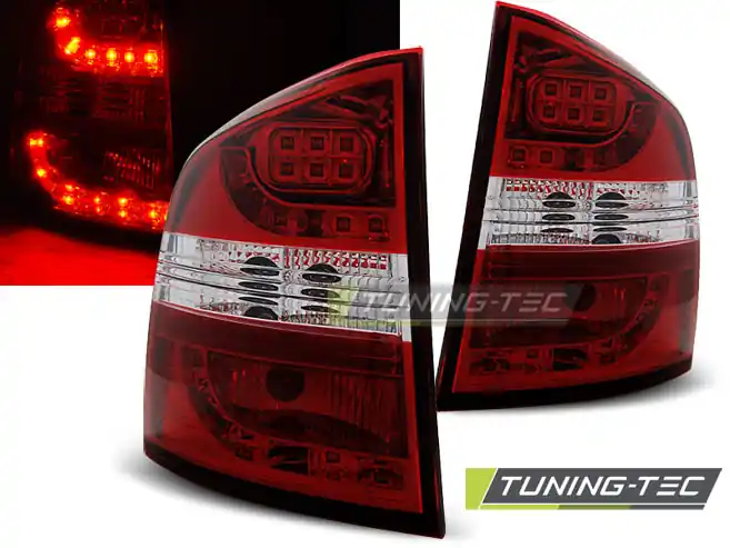 Cel mai bun preț SPATE LED ROȘU ALB pentru SKODA OCTAVIA II KOMBI 2004-2012