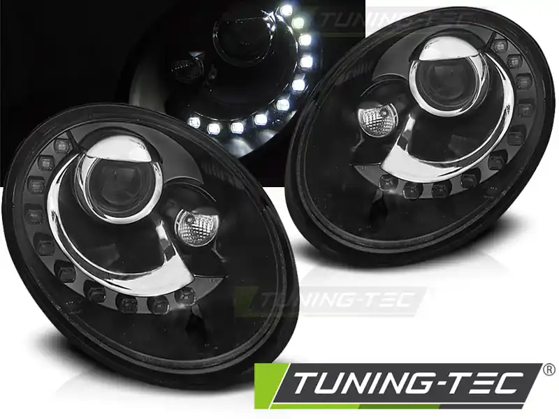 FARURI DAYLIGHT BLACK pentru VW NEW BEETLE 2006-2012 Livrare expres