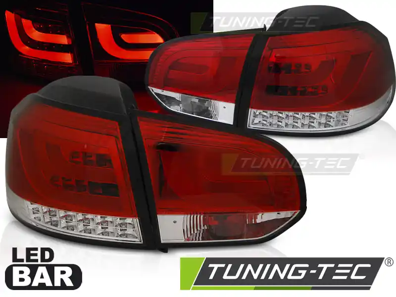 LAMPURI SPATE BARĂ LED ROȘU ALB pentru VW GOLF 6 10.2008-2012 Ofertă de sezon