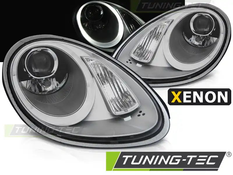 Promoție FARURI XENON SILVER pentru PORSCHE BOXSTER / CAYMAN 987 2005-2008