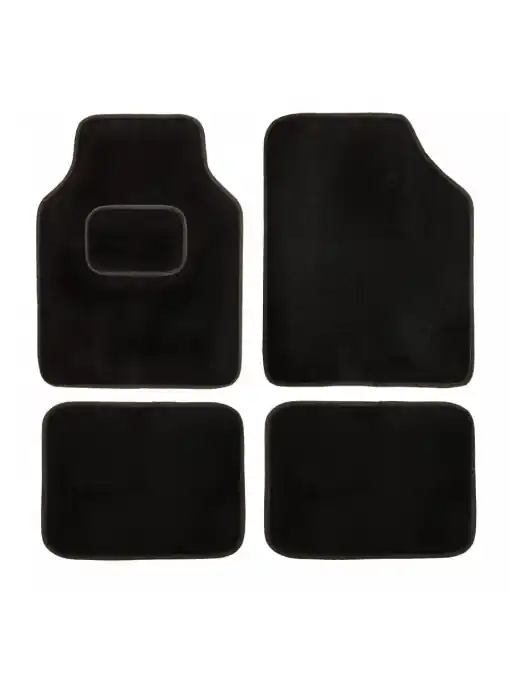 Set de covorase universale din mocheta culoare neagra, 4CARS Cumpără acum