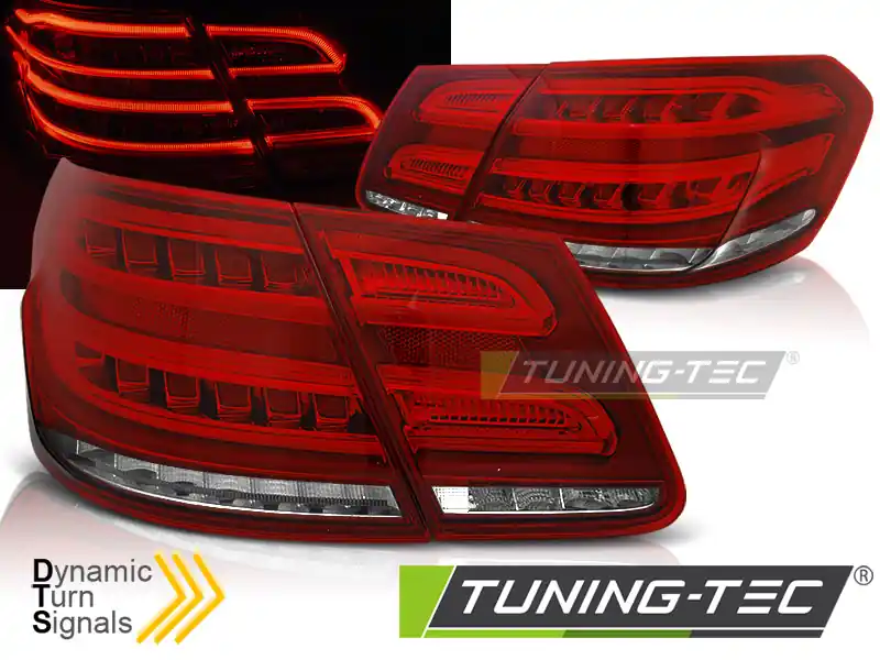 SPATE LED ROȘU ALB SEQ pentru MERCEDES W212 E-KLASA 2013-2016 Ofertă specială