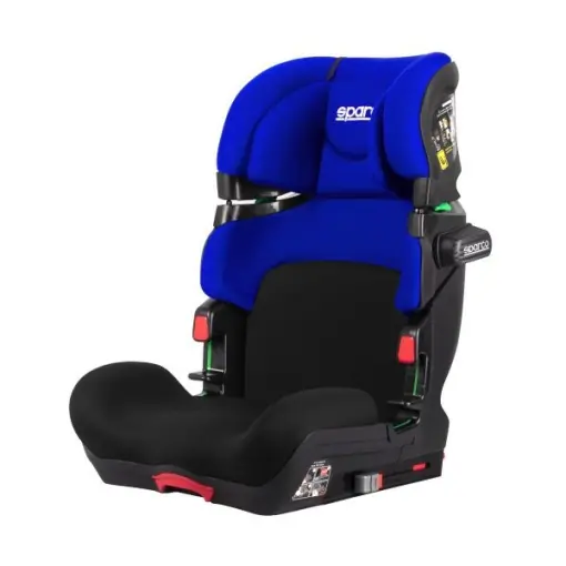 Disponibil imediat Scaun auto pentru copii SPARCO SPRO 800IG23BL , 100-150 cm, cu sistem ISOFIX - Negru / Albastru