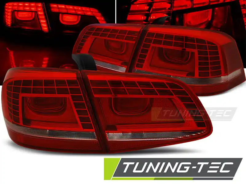 Reducere extra SPATE LED ROȘU ALB pentru VW PASSAT B7 SEDAN 10.2010-2010.14