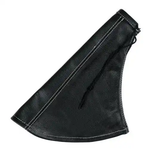 Ieftin Manson piele frana de mana, negru cu cusaturi gri, Lampa