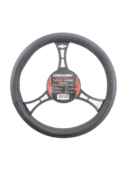 Husa volan auto - negru / albastru PRO - CARGUARD Retur ușor