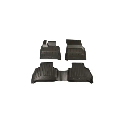 Disponibil imediat Set 3 covorase auto tip tavita Frogum, Cauciuc, pentru BMW X5 (G05, F95) 08.18- SUV, Negru