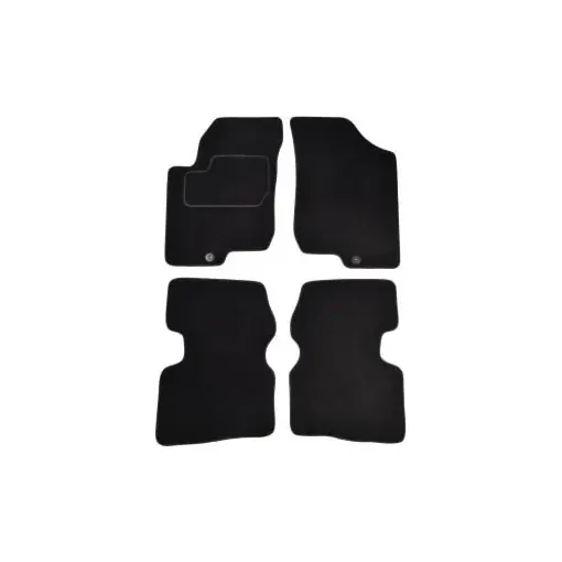 Set 4 covorase auto MAMMOOTH, Velur, pentru KIA CEE'D 2006-2012 SALOON, Negru Calitate înaltă
