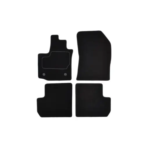 Set 4 covorase auto MAMMOOTH, Velur, pentru DACIA LODGY 2012+ VAN, Negru Cumpără online