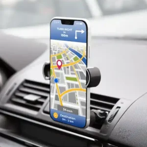 MNC - Suport de telefon cu fixare în grilajul de aerisire - negru Ofertă exclusivă