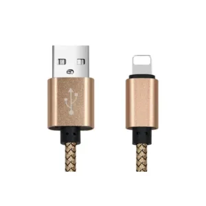 Cablu Date Incarcare Usb La Lightning 1M 2A Gold Reducere