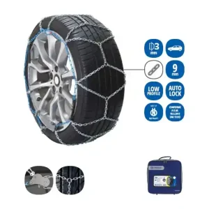 Set 2 lanturi antiderapante Veriga, Pro Compact 9mm 110, geanta transport Bestseller