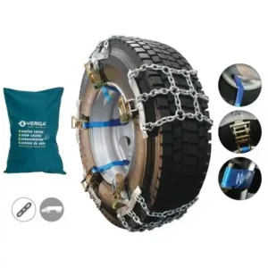 Popular Set lanturi antiderapante VERIGA STREME S-STOP 2, R20-22.5, grosime lant 6.4 mm, pentru camioane, din otel