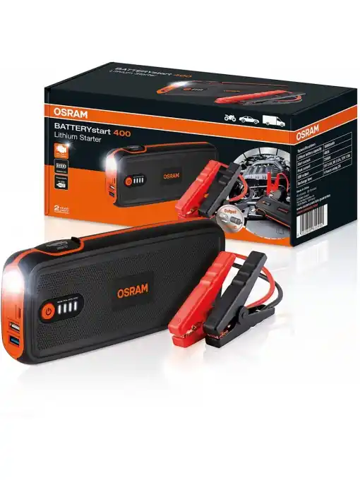 Acumulator extern / jump starter Osram BATTERYstart 400, 16800 mAh ,LiCoO2 , timp incarcare 4H, mufa Micro-USB Mai ieftin