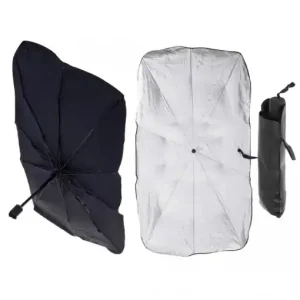 Bestseller Parasolar Auto tip umbrela pentru parbriz, dimensiune 78 x 130 cm, culoare neagra
