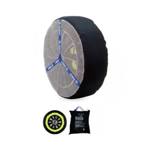 Set 2 huse antiderapante VERIGA Car Sock 73-7V, R13-R16, material textil, geanta transport, pentru autoturisme Popular