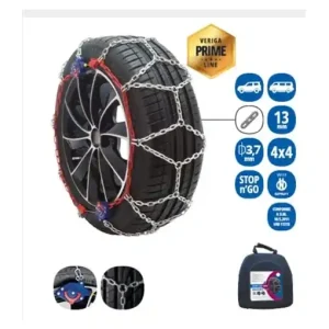 Livrare gratuită Set lanturi antiderapante VERIGA Stop and Go SG13-220V, R14-19, grosime lant 3.7 mm, pentru 4x4 si cargo, din otel