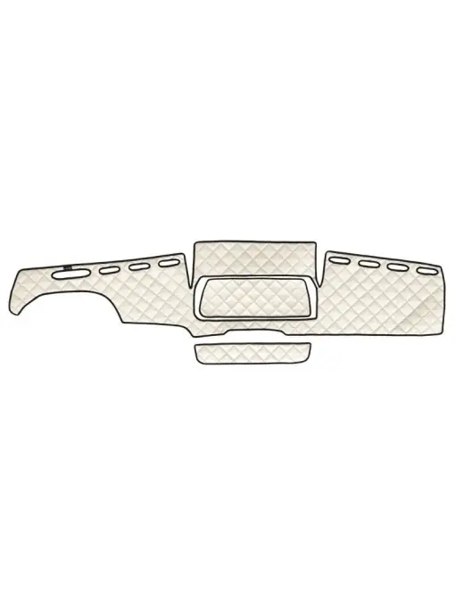 Husa bord camion F-Core, Piele-ECO, pentru MAN TGX, Bej Livrare rapidă