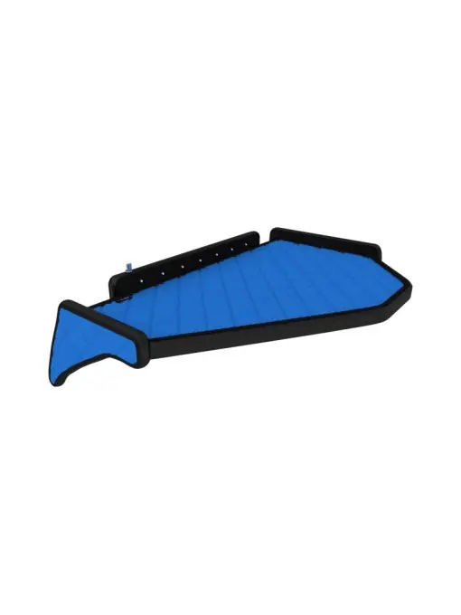 Masa bord, F-CORE, cu led, pentru VOLVO FH, FH 16, FH 16 II, FH II, FM, 2009+, Albastru Retur ușor