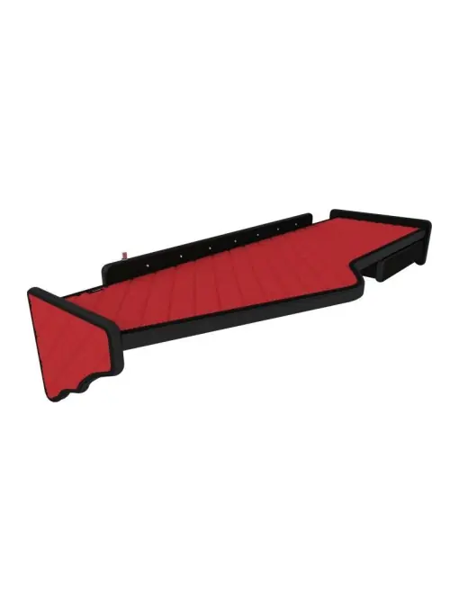 Masa bord, F-CORE, cu led si sertar, model lung, pentru SCANIA L, P, G, R, S, P, G, R, T, 2010+, Rosu Preț promoțional
