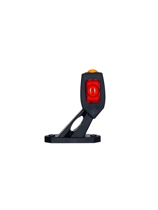 Plată securizată Lampă marcaj, Horpol, 12/24V, stânga, cu braț scurt oblic